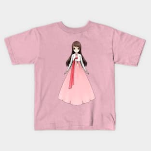 Hanbok GIrl 1 Kids T-Shirt